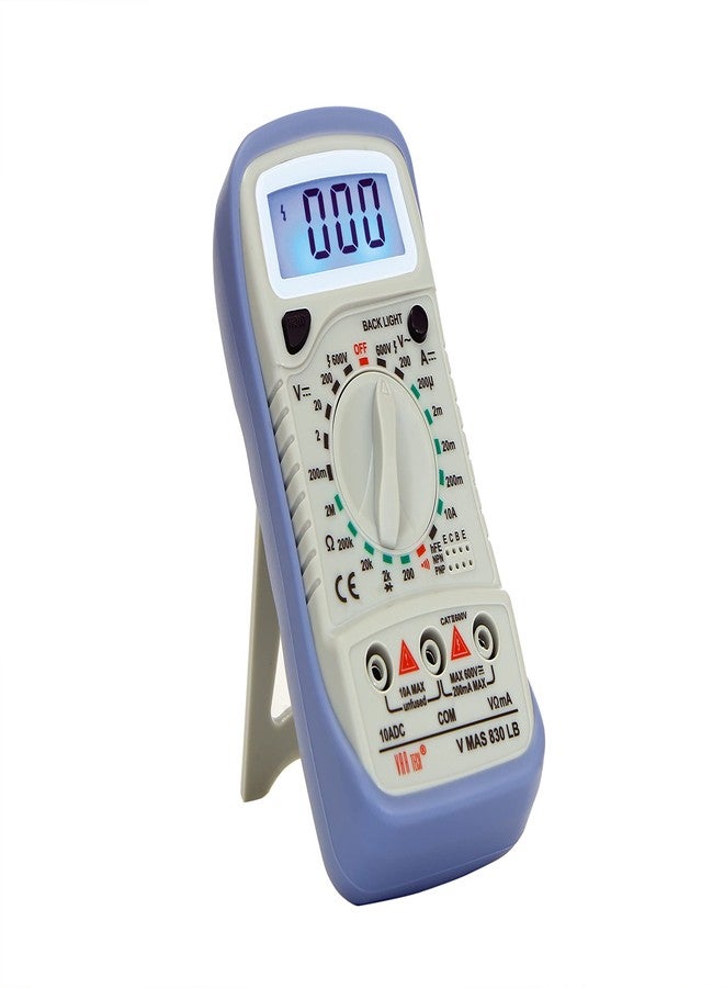 VAR TECH Digital Multimeter V MAS 830 LB, 3½ Digits (2000 Counts), 600 V AC/DC, with Backlight - Image 2
